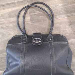 Large Black Laptop Shoulder Bag